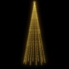 Sapin de Noël avec piquet 732 LED blanc chaud 500 cm 