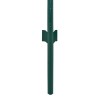 Clôture en grillage métallique avec poteaux Acier 25x0,75m Vert 