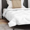 Duvet 2-en-1 avec oreiller 2 pcs Blanc 135 x 200 cm Microfibre 