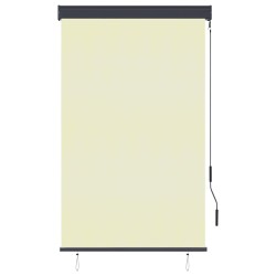 Store roulant d'extérieur 100 x 250 cm Crème 
