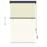 Store roulant d'extérieur 100 x 250 cm Crème 
