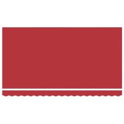 Tissu de Remplacement pour Store 4x2 m Rouge 