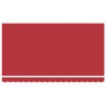 Tissu de Remplacement pour Store 4x2 m Rouge 