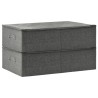 Boîtes de rangement 2 pcs Tissu 70x40x18 cm Anthracite 