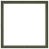 Jardinière vert olive 100x100x30 cm acier 