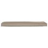Coussin de palette pour banc taupe 140x40x8 cm en tissu Oxford 