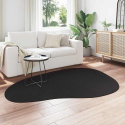 Tapis Noir 140 x 200 cm Polypropylène 