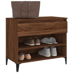 Armoire à chaussures Chêne marron 70x36x60 cm Bois d'ingénierie 