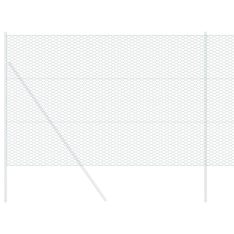 Clôture hexagonale Vert 1.5 x 50 m Acier 