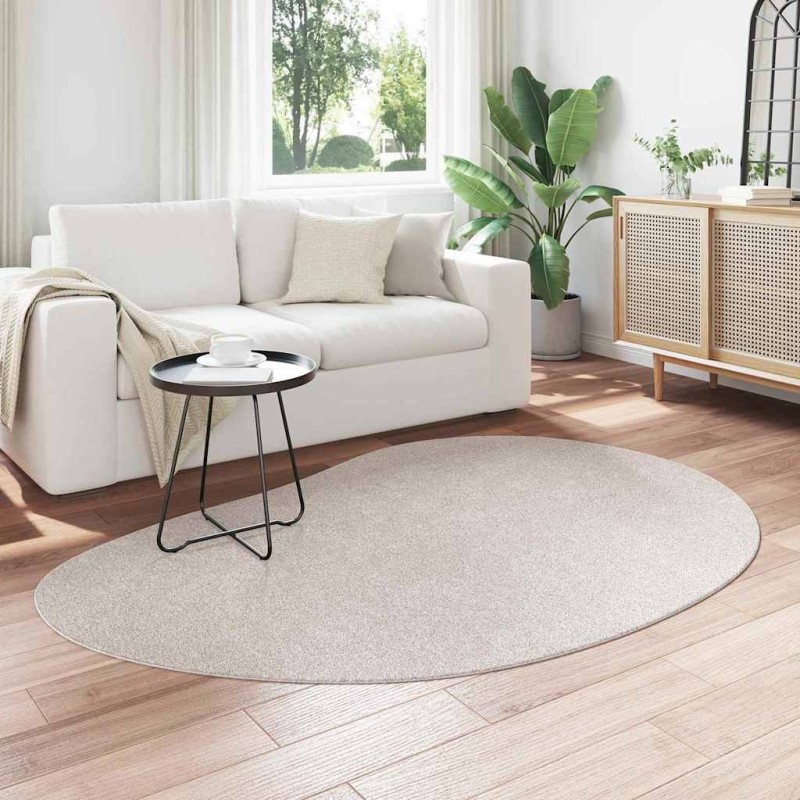 Tapis Couleur sable 140 x 200 cm Laine 