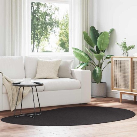 Tapis Noir 140 x 200 cm Laine 