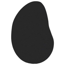 Tapis Noir 140 x 200 cm Laine 