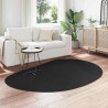 Tapis Noir 140 x 200 cm Laine 
