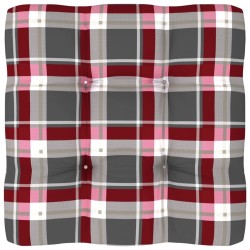 Pouf palette de jardin noir bois de pin imprégné 