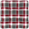 Pouf palette de jardin noir bois de pin imprégné 