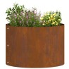 Jardinière en acier corten Acier corten Acier corten Moyen 