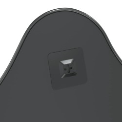 Miroir mural Noir 60x50 cm 
