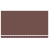 Tissu de remplacement pour auvent pour cadre de 4x2 m Marron 