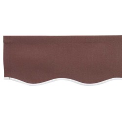 Tissu de remplacement pour auvent pour cadre de 4x2 m Marron 
