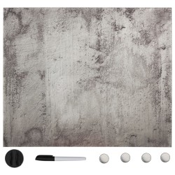 Tableau noir magnétique mural Verre 50x50 cm 