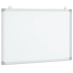 Tableau blanc magnétique 80x60x1,7 cm aluminium 