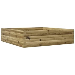 Jardinière 90x90x23 cm bois de pin imprégné 