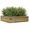 Jardinière 90x90x23 cm bois de pin imprégné 