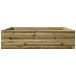 Jardinière 90x90x23 cm bois de pin imprégné 