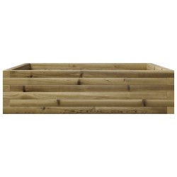 Jardinière 90x90x23 cm bois de pin imprégné 