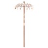 Parasol balinais Autre Crème x 260 cm Coton et bois massif 
