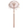 Parasol balinais Autre Crème x 260 cm Coton et bois massif 