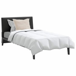 Couette avec oreiller 2 pcs Blanc 155 x 200 cm Bas 