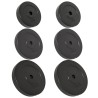 Plaques de poids 6 pcs 30 kg Béton 