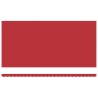 Tissu de Remplacement pour Auvent pour Cadre de 6x3 m en Rouge 
