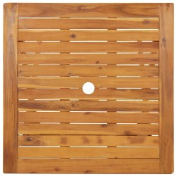 Table pliable de jardin 70x70x75 cm Bois d'acacia massif 