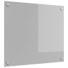 Éclairage de dosseret de cuisine gris clair 70x60x0,6 cm en verre trempé 