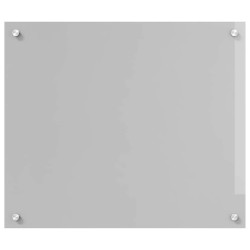 Éclairage de dosseret de cuisine gris clair 70x60x0,6 cm en verre trempé 