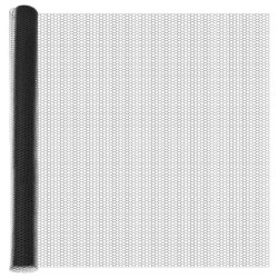 Clôture Hexagonale Grise Gris 1.6 x 50 m Acier 