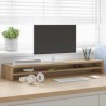 Support de moniteur chêne artisanal 100x24x13cm bois ingénierie 
