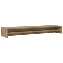 Support de moniteur chêne artisanal 100x24x13cm bois ingénierie 