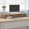 Support de moniteur chêne artisanal 100x24x13cm bois ingénierie 