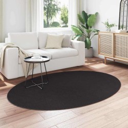 Tapis Noir 140 x 200 cm Polyester 