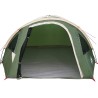 Tente avec toit Vert Moyen Polyester et fibre de verre 