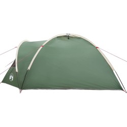 Tente avec toit Vert Moyen Polyester et fibre de verre 