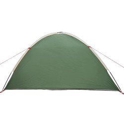 Tente avec toit Vert Moyen Polyester et fibre de verre 