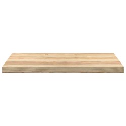 Appuis de fenêtre 2 pcs non traité 80x40x2 cm bois chêne massif 