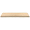 Appuis de fenêtre 2 pcs non traité 80x40x2 cm bois chêne massif 