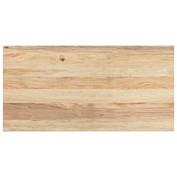 Appuis de fenêtre 2 pcs non traité 80x40x2 cm bois chêne massif 