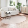 Tapis Couleur sable 140 x 200 cm Polyester 