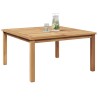 Table basse Marron 85 x 85 x 45 cm Bois de teck massif 